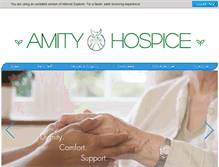 Tablet Screenshot of amityhospice.com
